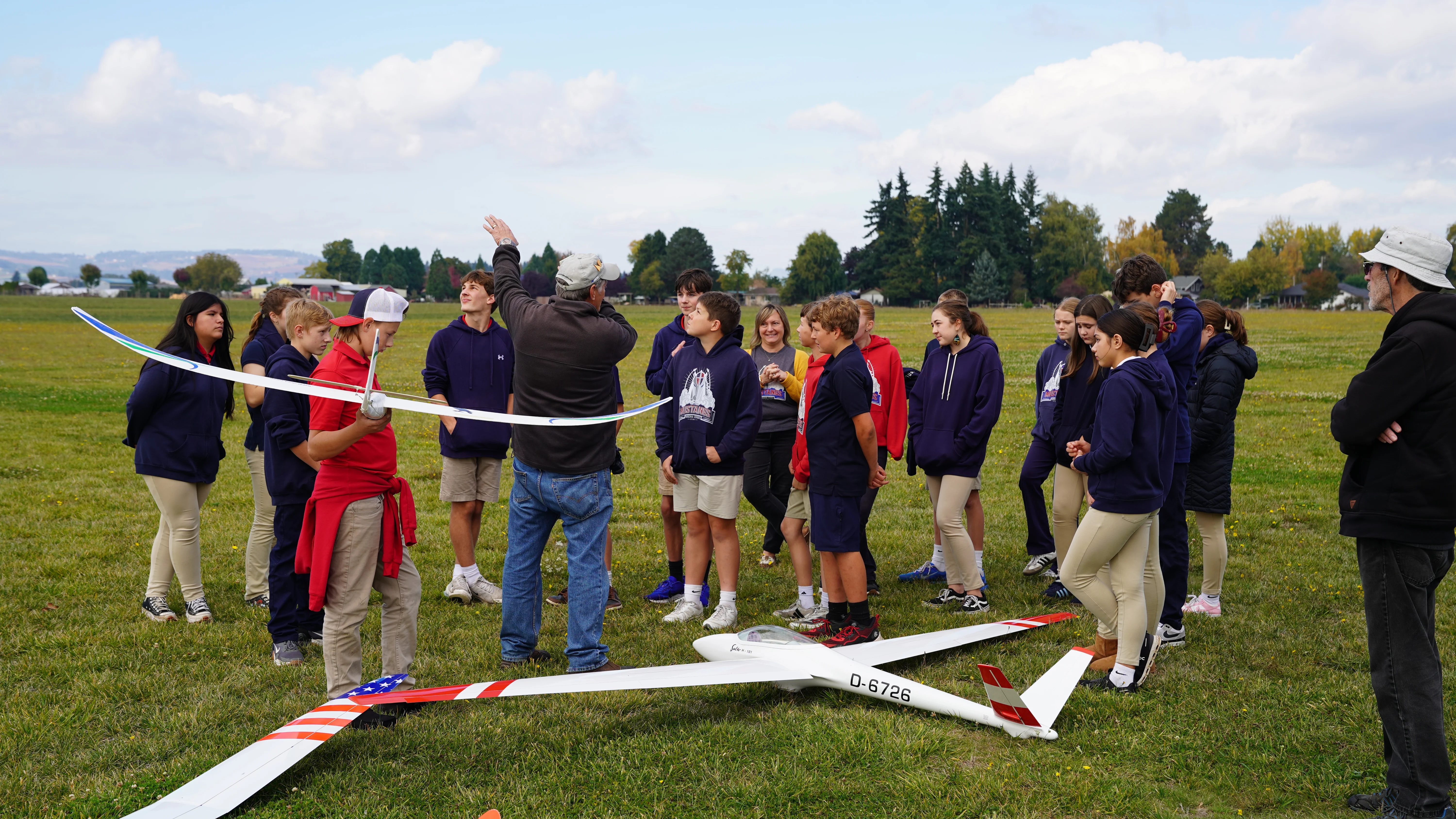 Students at PASS field day