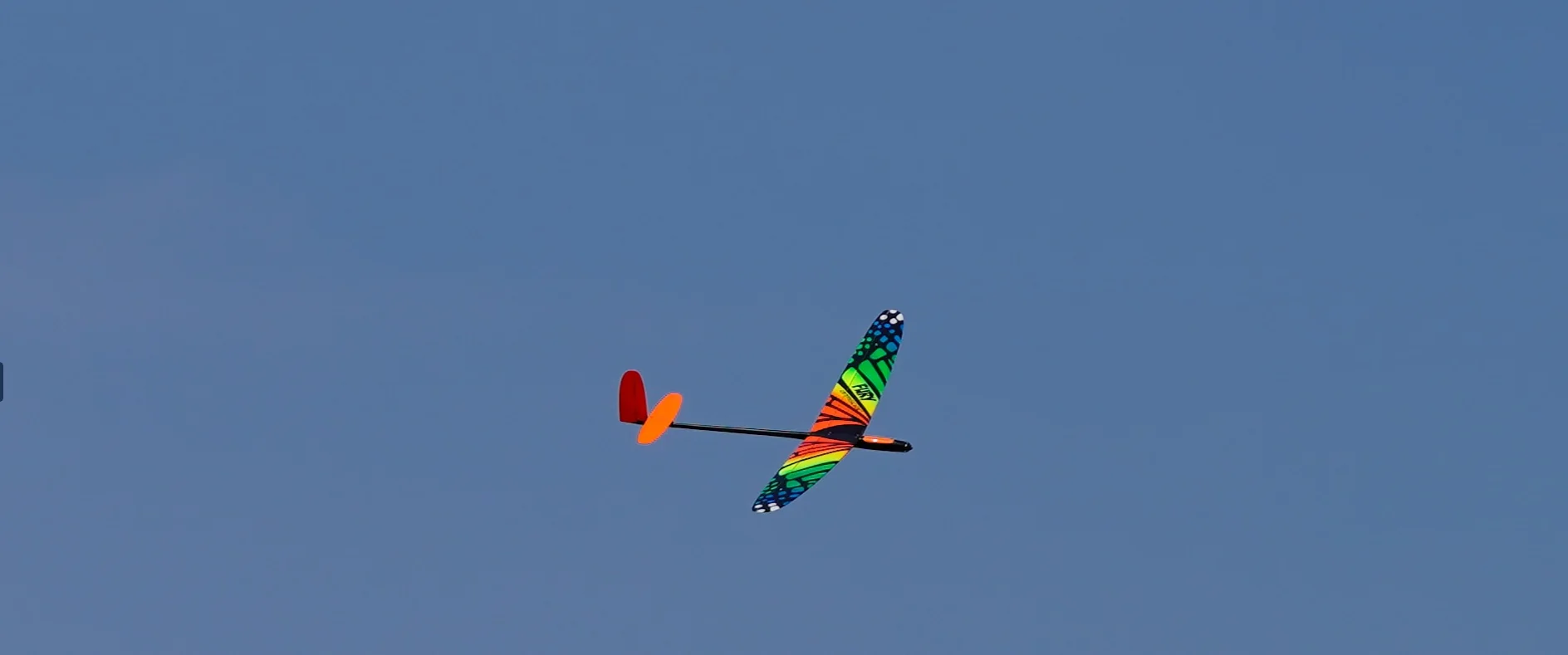 Sailplane in flight